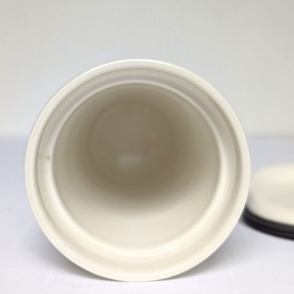 Starbucks Ceramic Travel Mug & Lid – Abstract Winking Eye Face Tumbler 12 oz - Picture 9 of 10